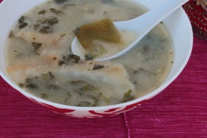 Happy Chinese New Year ! Chinese Dumpling soup