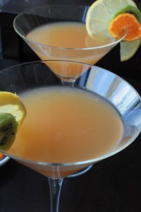 tropical non alchohol cocktail