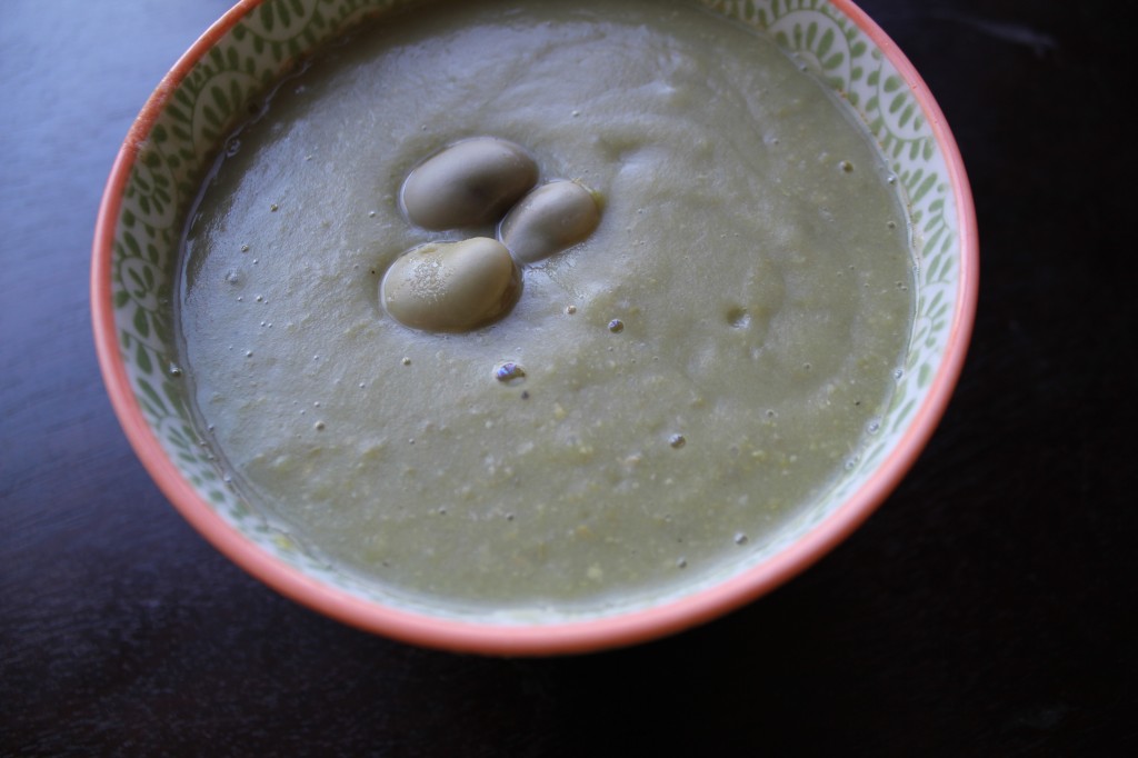 Fresh Fava Beans soup