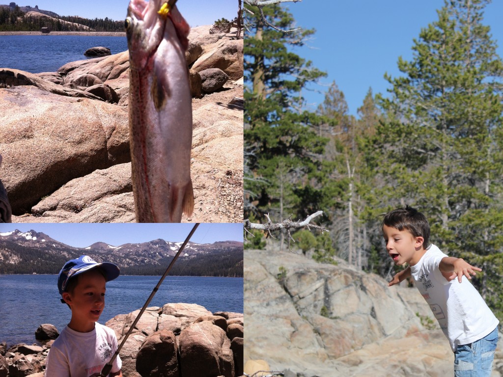 lake Tahoe fishing day