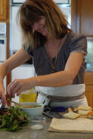 cooking in the kitchen-Celine Cossou-Bordes