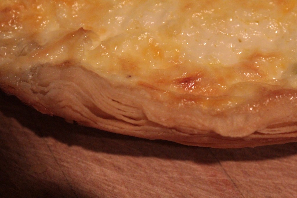  close up- puff pastry quiche