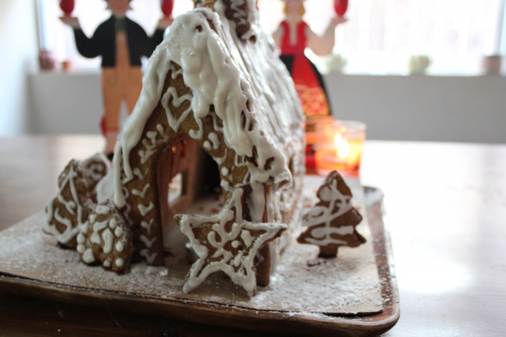 homemade Gingerbread house